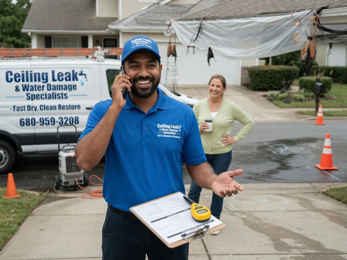 Ceiling Leak Cleanup Raynesford, MT FAQs